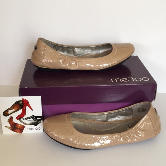 me too patent leather flats